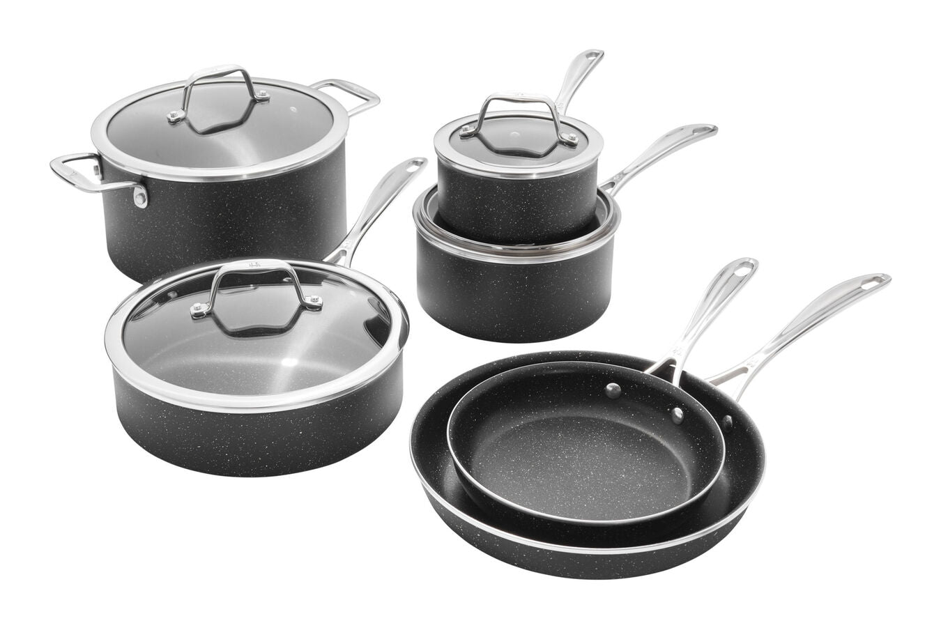 Batterie de cuisine en aluminium 10 pièces Henckels Capri - Zwilling