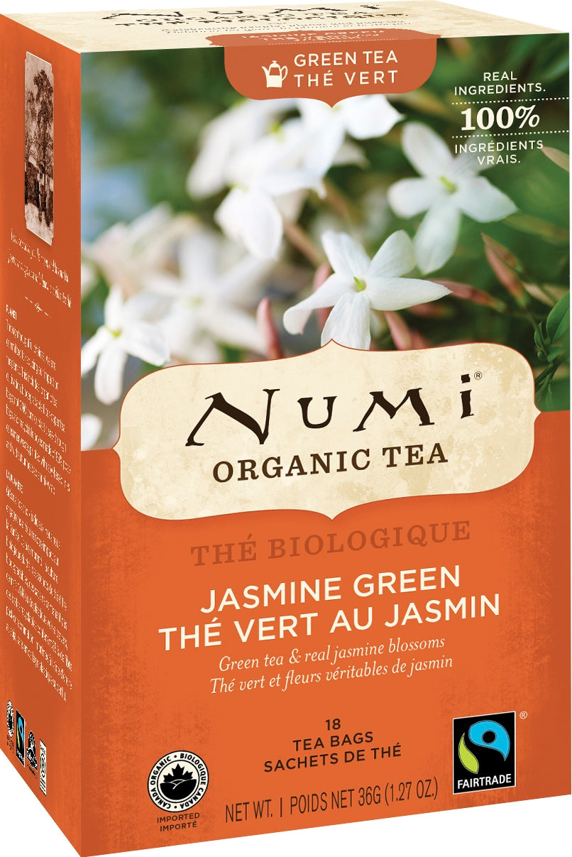 Thé vert au jasmin Numi 18 sachets