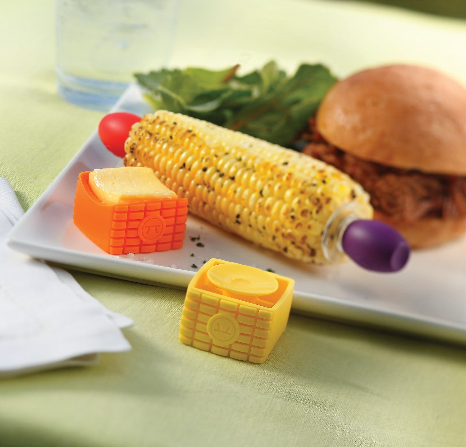 Set of 4 butter cubes for corn