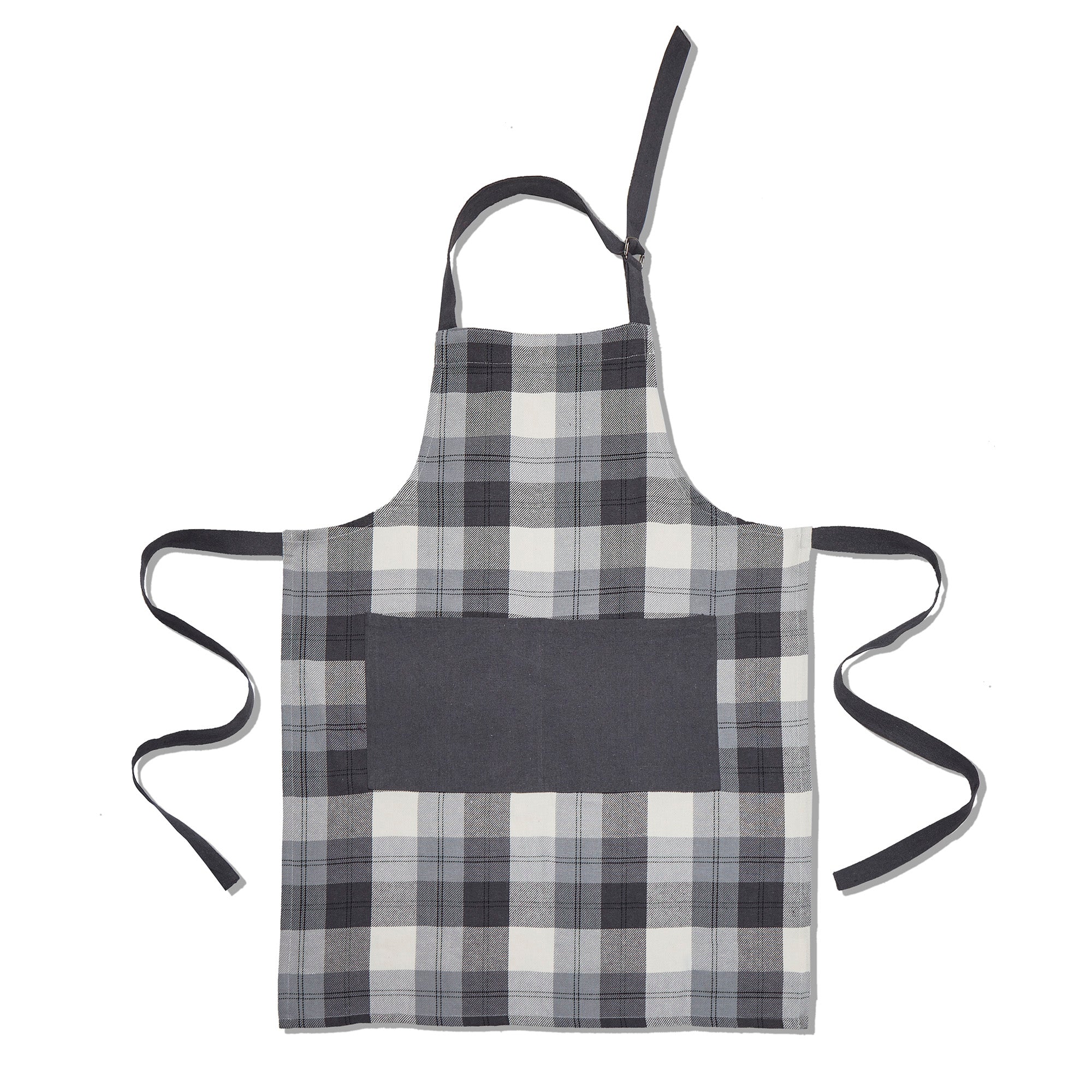 Grey Checkered Apron
