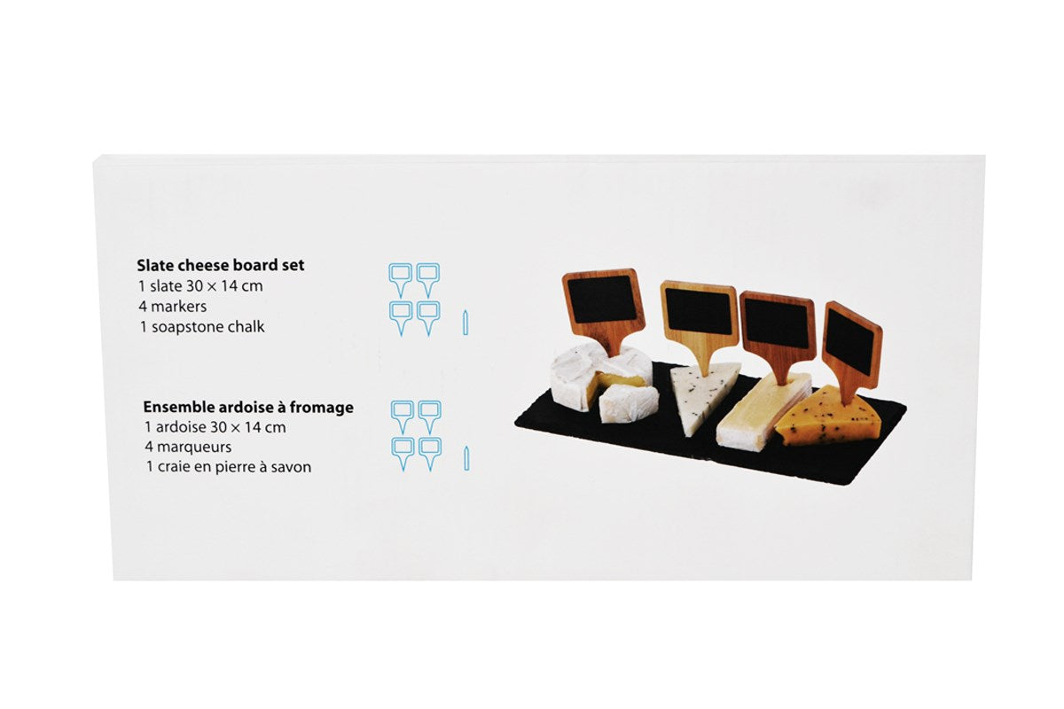 Ensemble en ardoise à fromage 6 pièces
