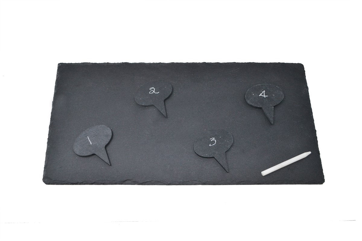 Ensemble ardoise à fromage 6 pièces