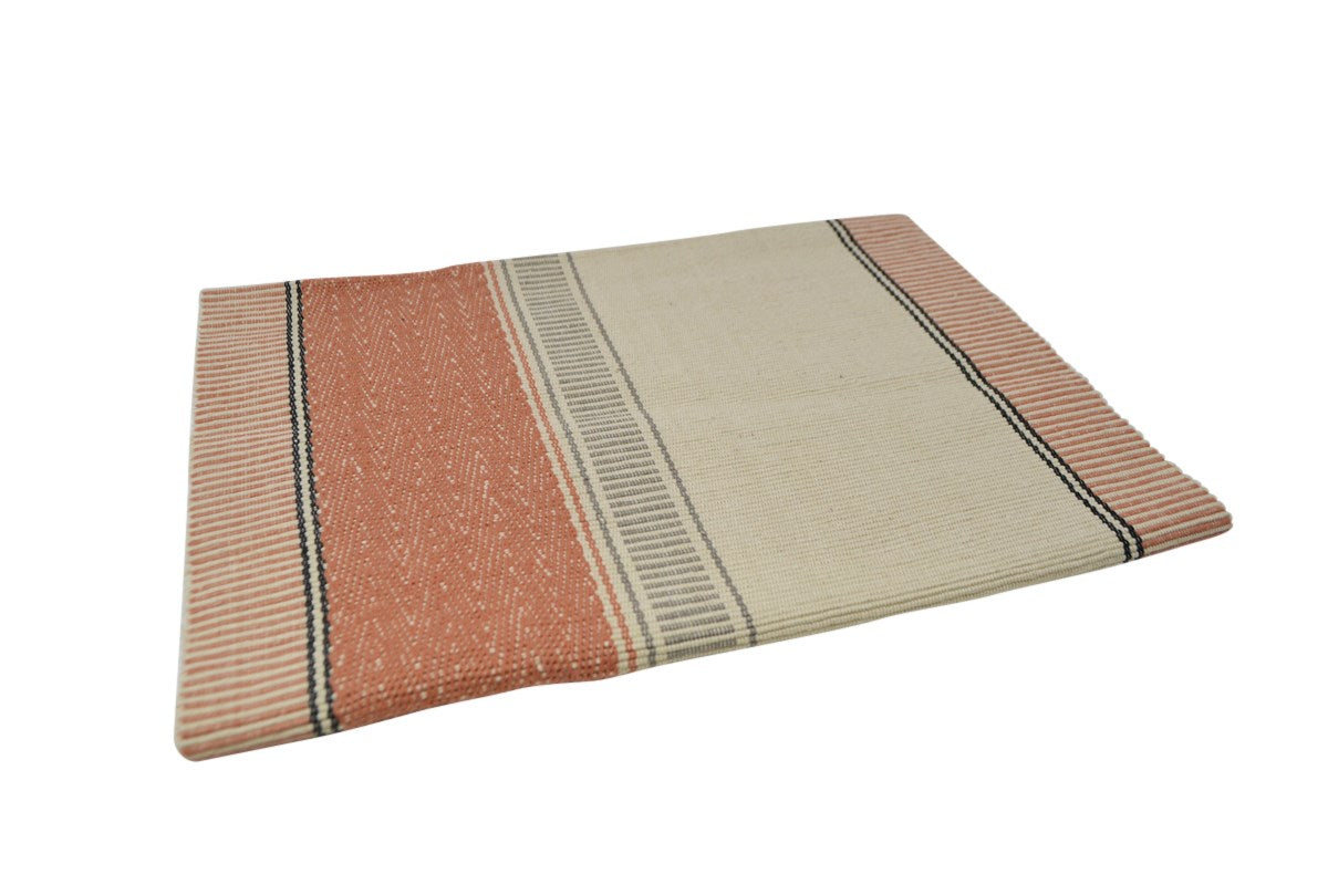 Chemin de table Rose et gris