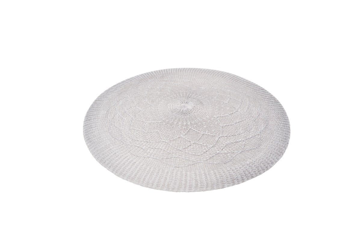 Napperon rond blanc 38 cm