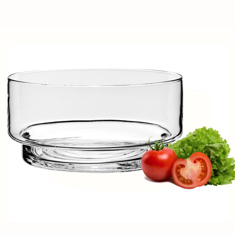 Glass salad bowl 25cm