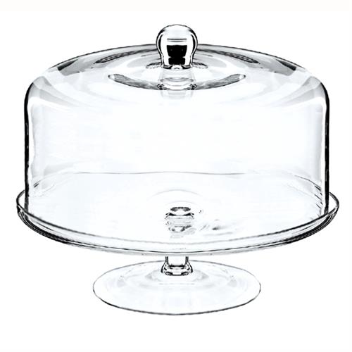 Cloche à gâteau en verre