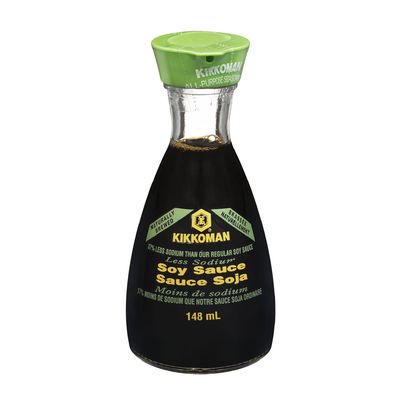 Kikkoman Less Sodium Soy Sauce 148ml