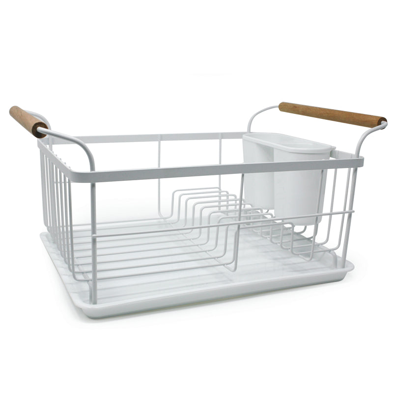 Égouttoir à vaisselle en acier Blanc