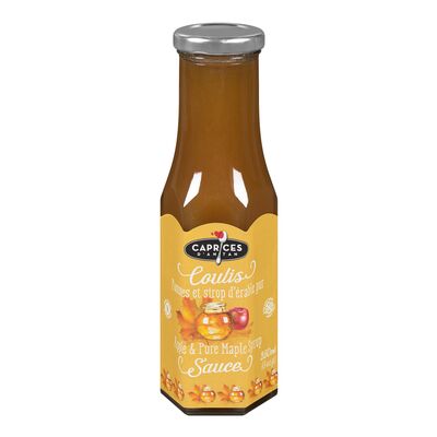 Coulis de Pommes et sirop d'érable 250ml - Caprices d'Antan