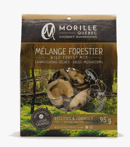Dried Mushrooms Forestier Mix - Morel Quebec