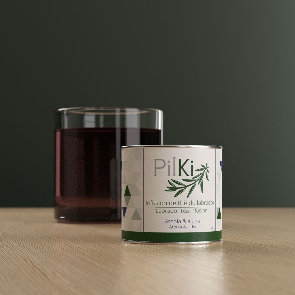 Infusion de thé du labrador Aronia et Aulne 20g