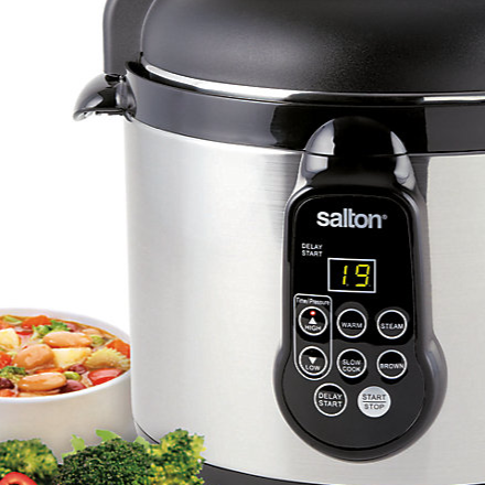 Autocuiseur électrique en acier inoxydable 5 en 1 - Salton