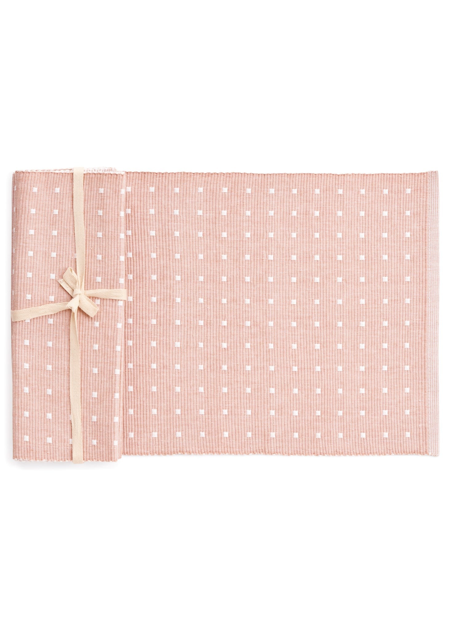 Ensemble de 4 napperons picotés Rose