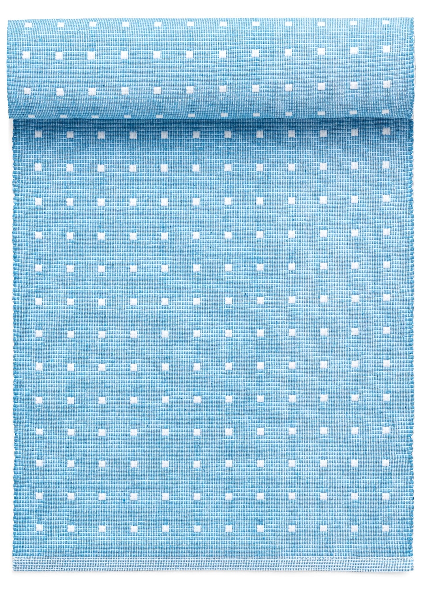 Chemin de table picoté Bleu