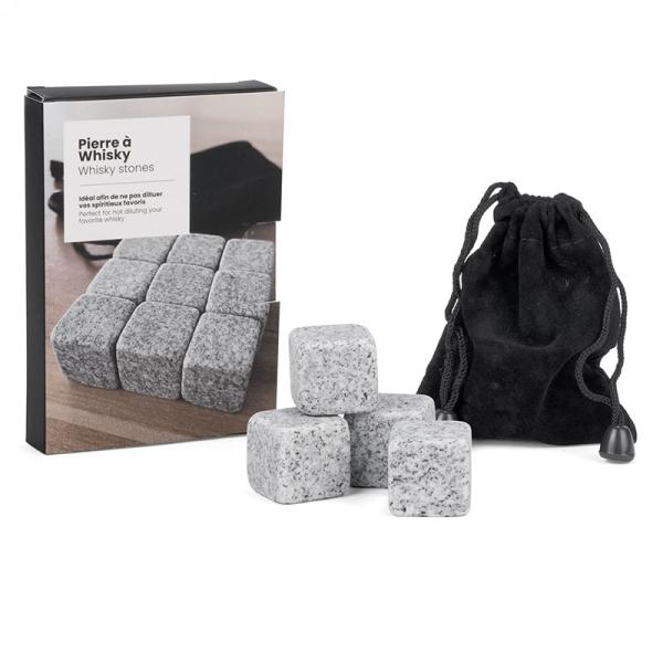 Ensemble de 4 pierres à whisky