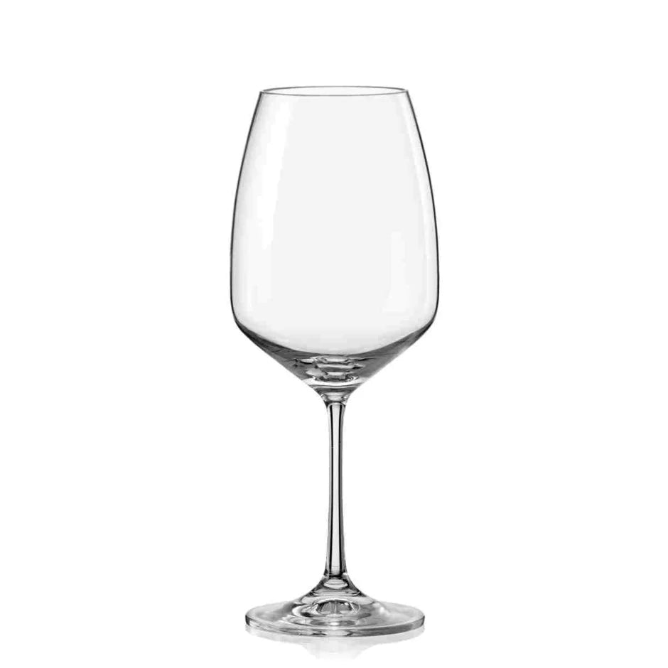 Ensemble de 6 coupes à vin Gisèle Bohemia 560 ml