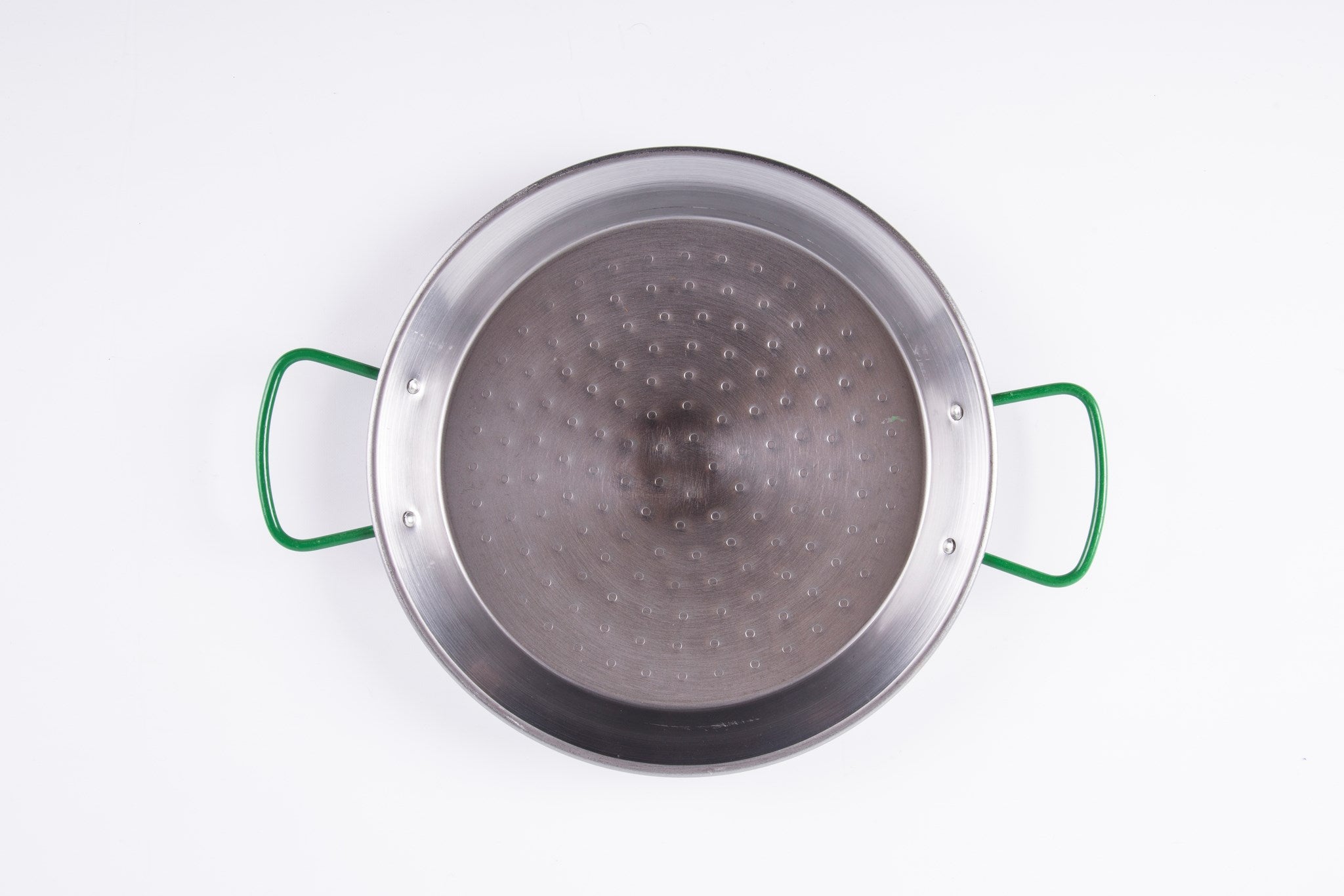 Poêle en acier poli avec poignées 15po