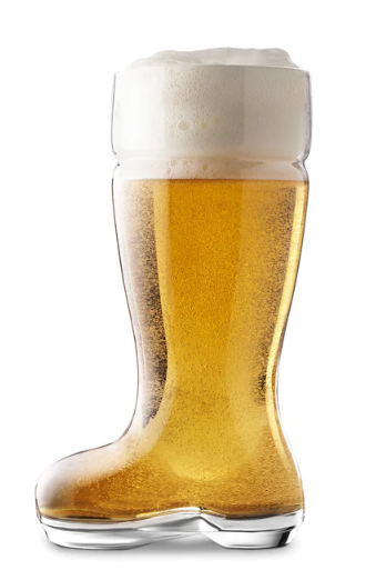 Verre à bière en forme de botte 1L