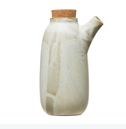 Huilier avec bouchon en liège 12 oz