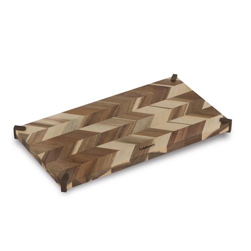 Planche à découper 12x7po en acacia en chevrons - Cuisinart