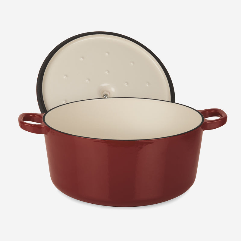 Cuisinart 4.4 Quart Cast Iron Dutch Oven Red