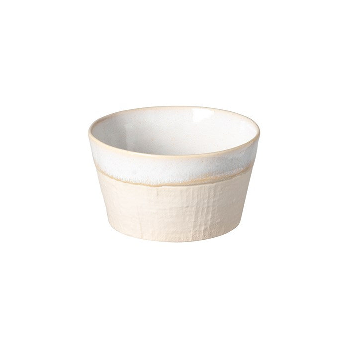 Bol profond fait à la main crème 16cm