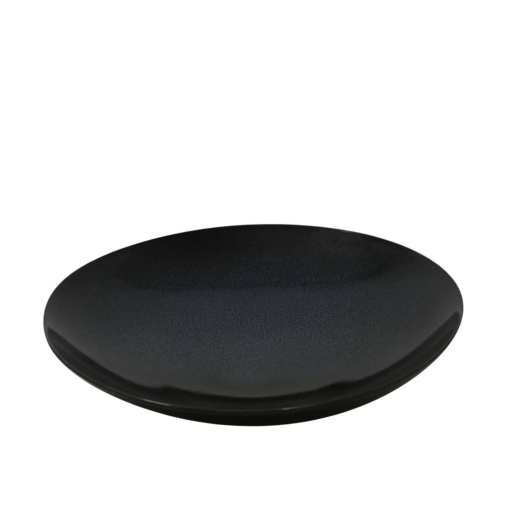 Assiette Moon black fine Egyptian porcelain plate