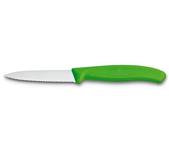 Victorinox 3.25" Serrated Blade Knife Green