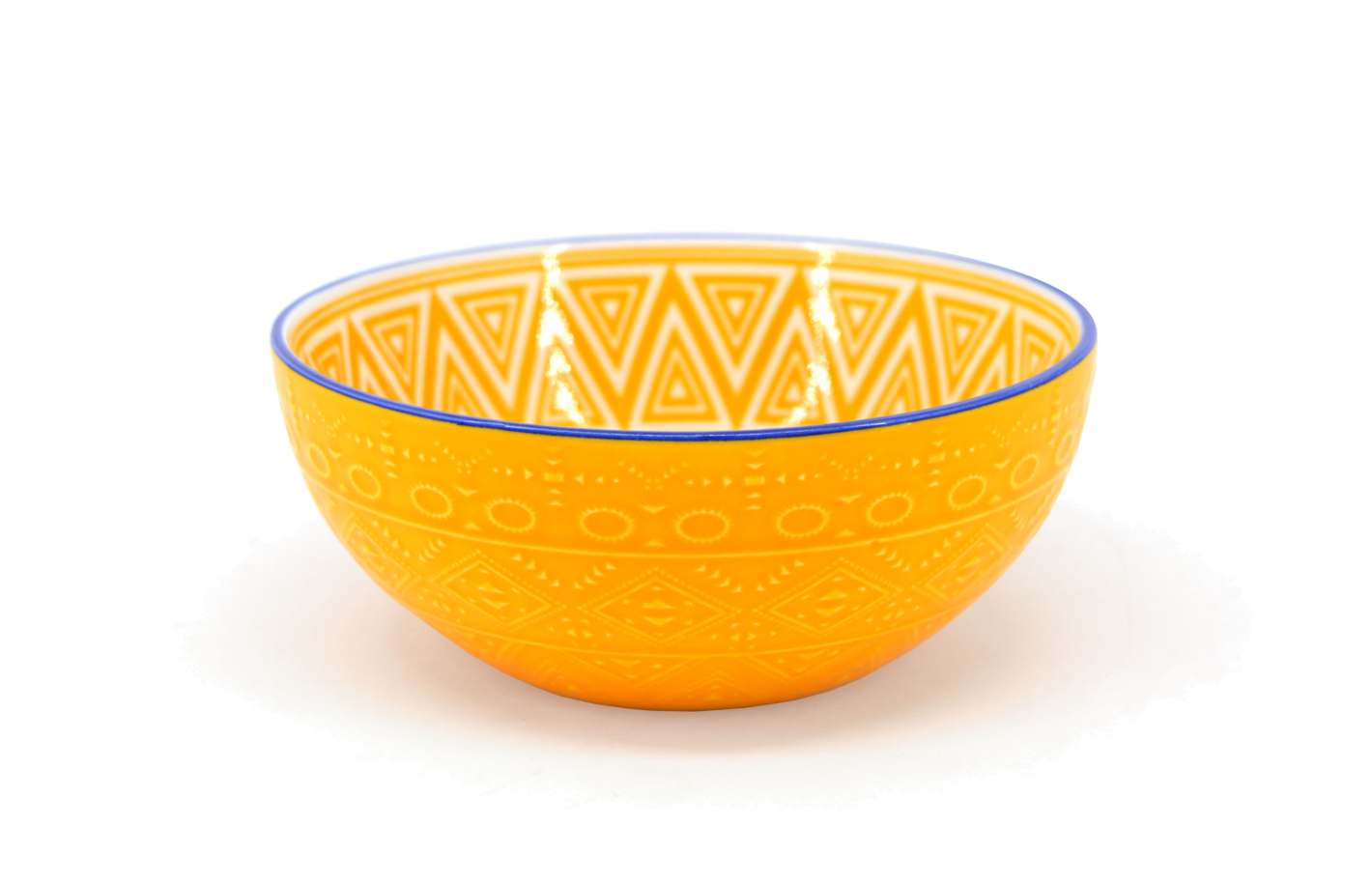 Bohemian yellow bowl 15 cm - BIA