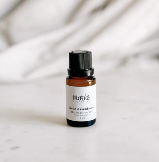 Essential Oil Decongestant Blend 15 ml - Marée Candles