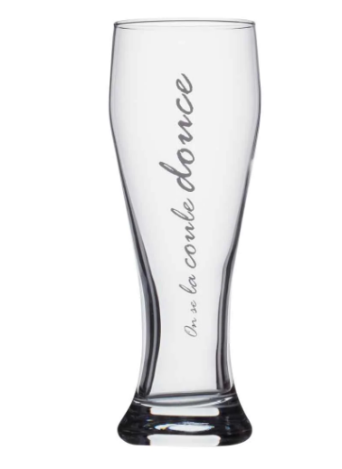Verre à bière "On se la coule douce" 510ml
