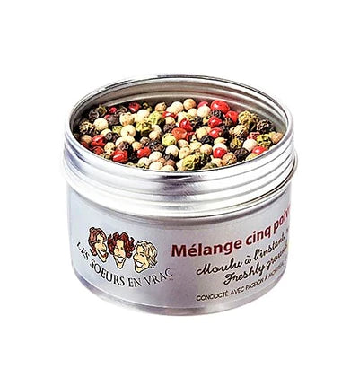 Mélange 5 poivres 60 g - Les Soeurs en vrac