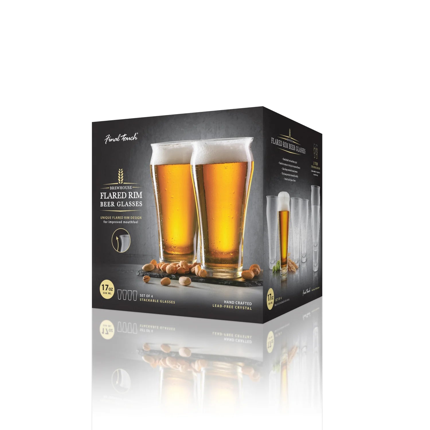 Ensemble de 4 verres à bière 17 oz