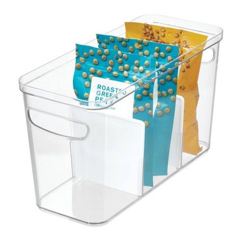 Storage with 3 plastic compartments 6 x 14 x 8 in