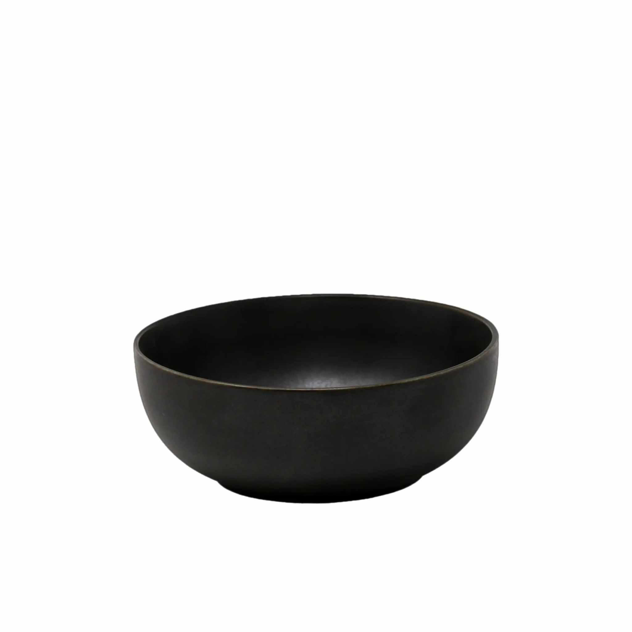 Bol Noir mat fine black matte porcelain bowl from Egypt