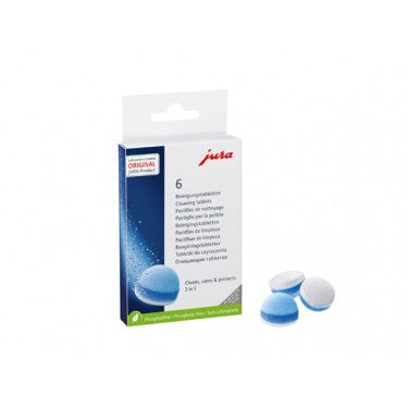 Pastilles de nettoyage 3 phases 6 unités  - Jura