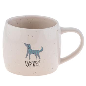 Tasse "Mornings are ruff" 15oz