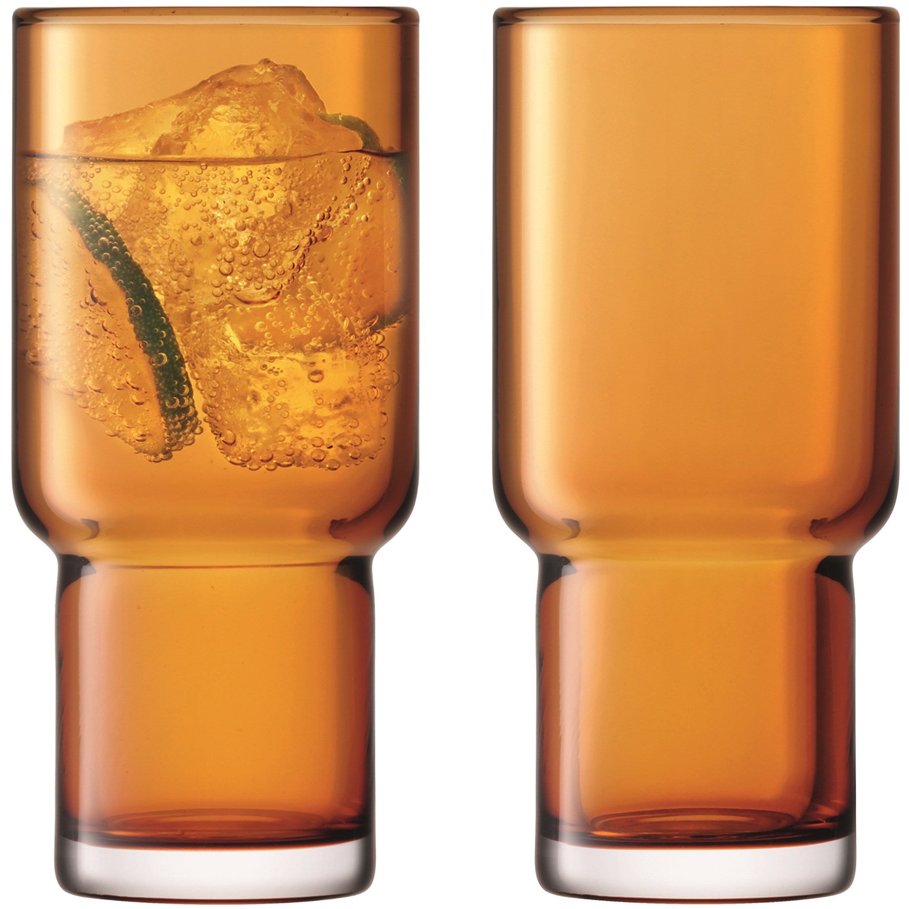 Set of 2 Highball Utility Glasses 390ml