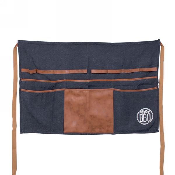 Blue BBQ apron