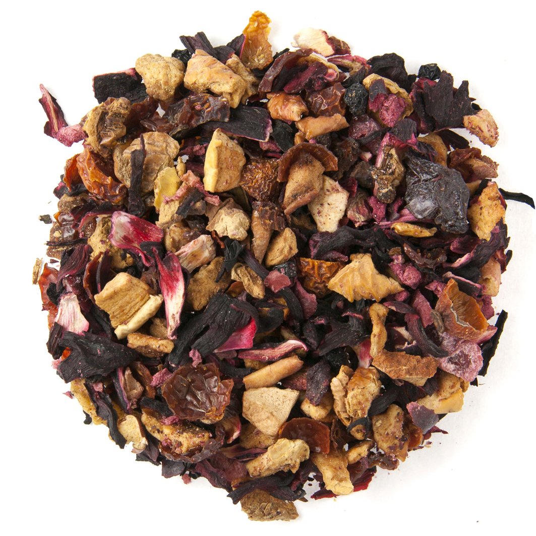 Tisane pomme et canneberge 60g - La maison du bleuet