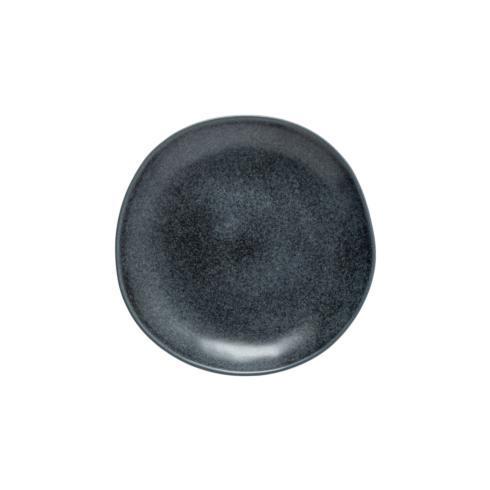 Assiette en grès Livia Noir mat 22 cm