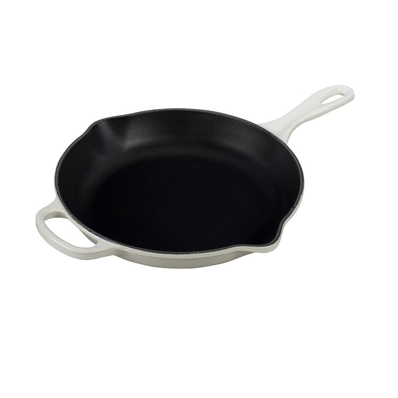 Poêle en fonte émaillée Blanc 26cm Le Creuset Eugène Allard Cuisine