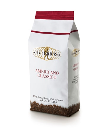 Café en grains Americano classico 1 kg en grain Miscela d'oro