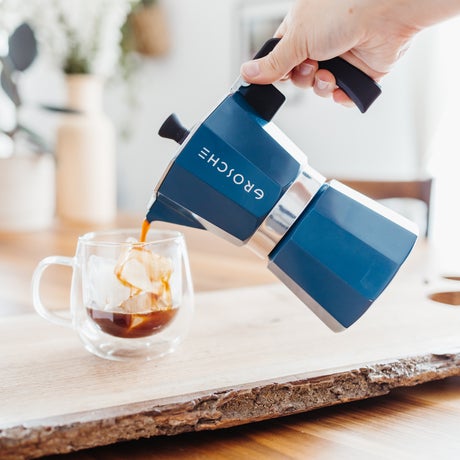 Machine à espresso Milano Bleu - Grosche