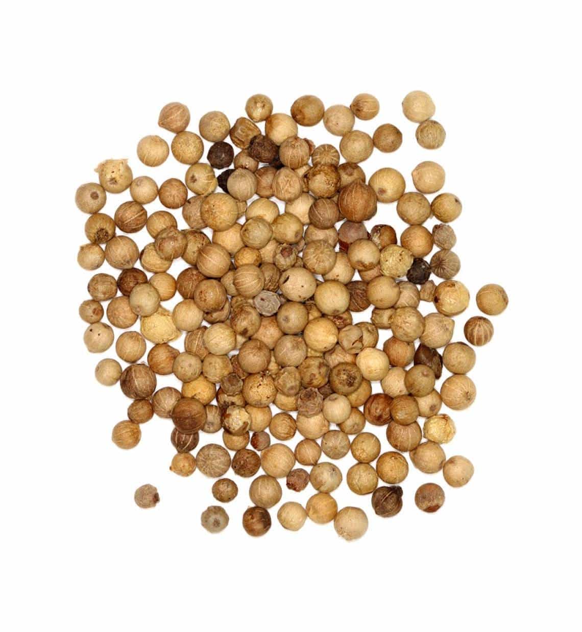 Poivre blanc entier 56 g - La route des Indes