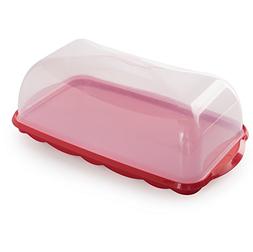 Plat de transport à gâteau rectangulaire