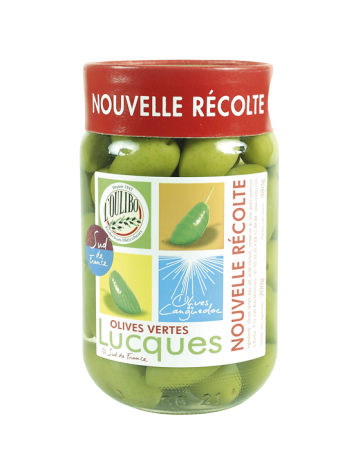 Lucca green olives 200g