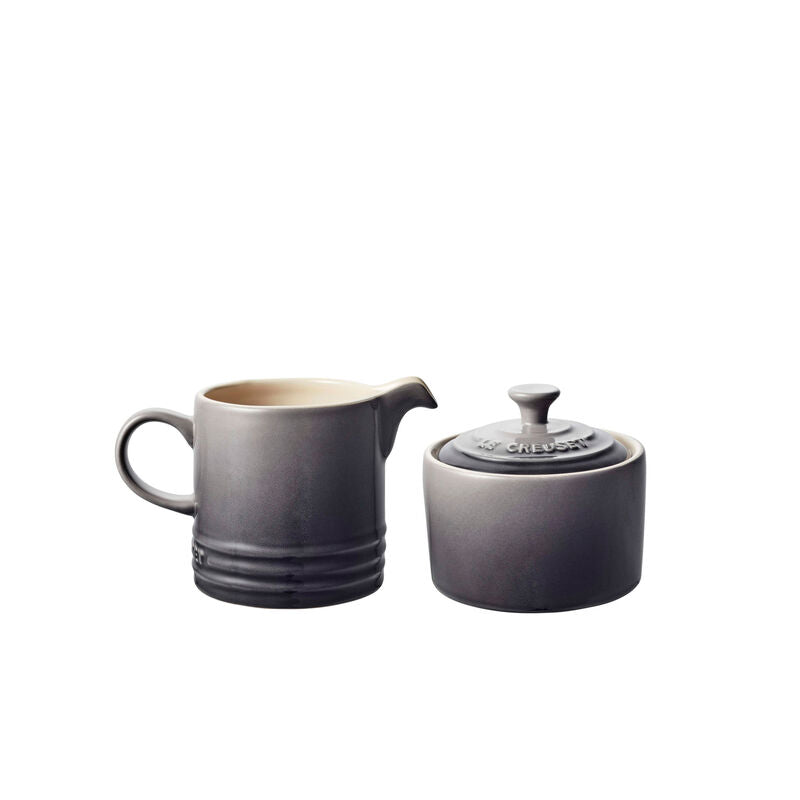 Oyster Cream and Sugar Bowl - Le Creuset