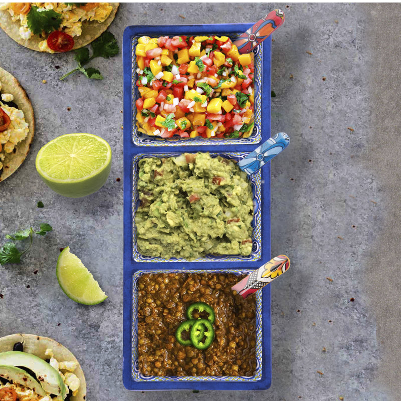 Plat pour condiments de taco