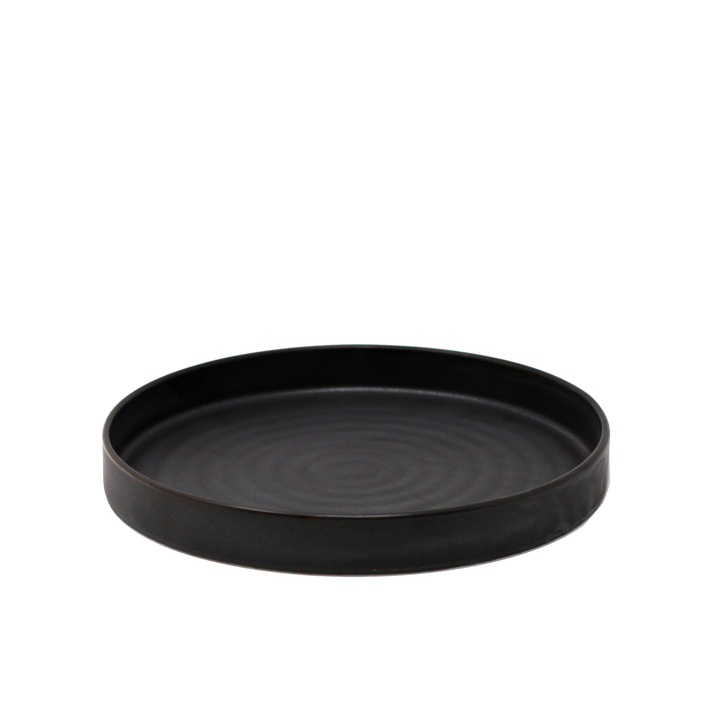 Silo Black Rimmed Plate 7.5in
